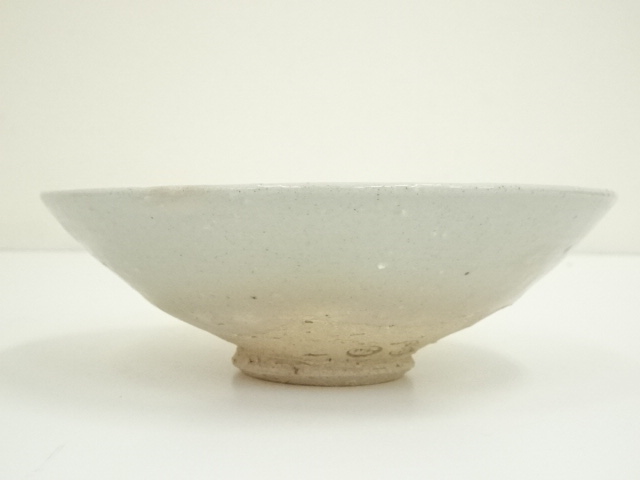 道具 ] - 道具 赤膚焼 尾西楽斎造 文字平茶碗（共箱） | ネット